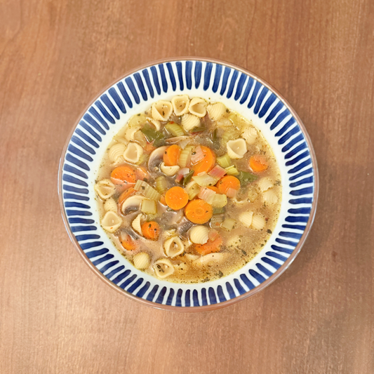 Lemony Vegetable Pasta Soup