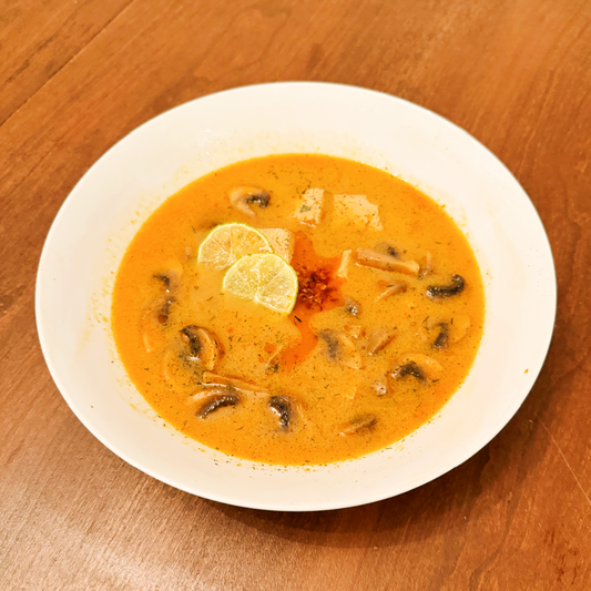 Thai Coconut Soup with Tofu & Mushrooms