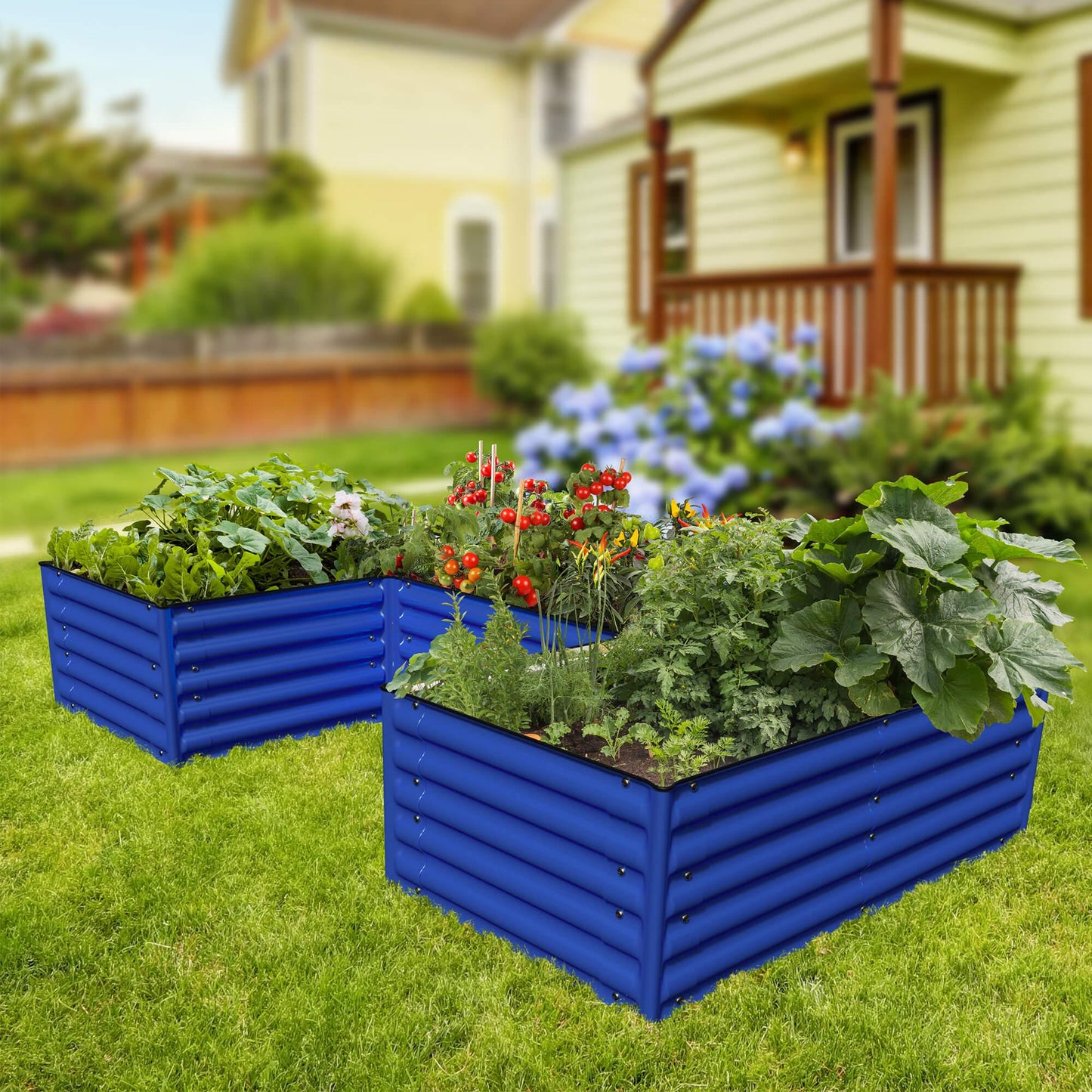 Planter Box 17" Tall "U" Shape Infinity Raised Garden Bed