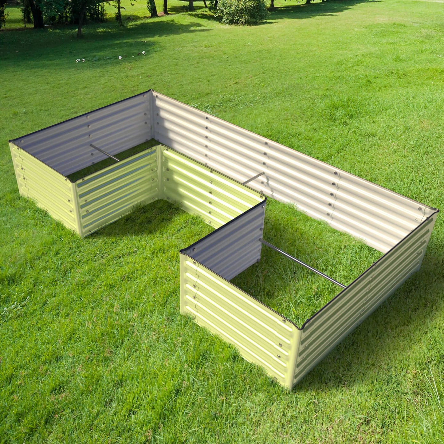 Planter Box 17" Tall "U" Shape Infinity Raised Garden Bed
