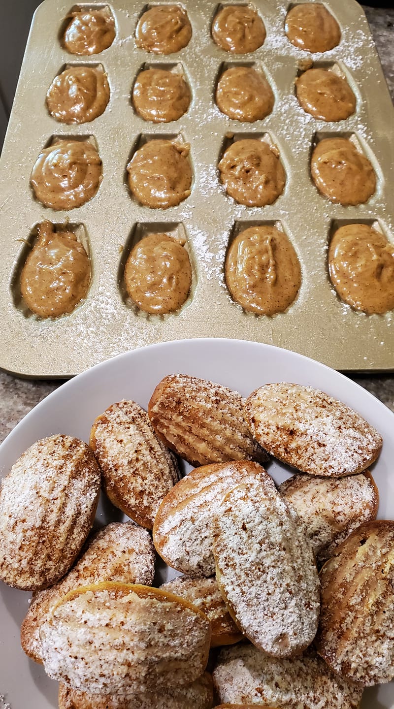 Pumpkin Spice Madeleines