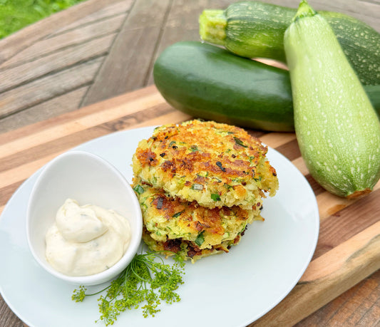 Garlic Chive Zucchini Patties Recipe | Garden-to-Table Summer Harvest Recipe