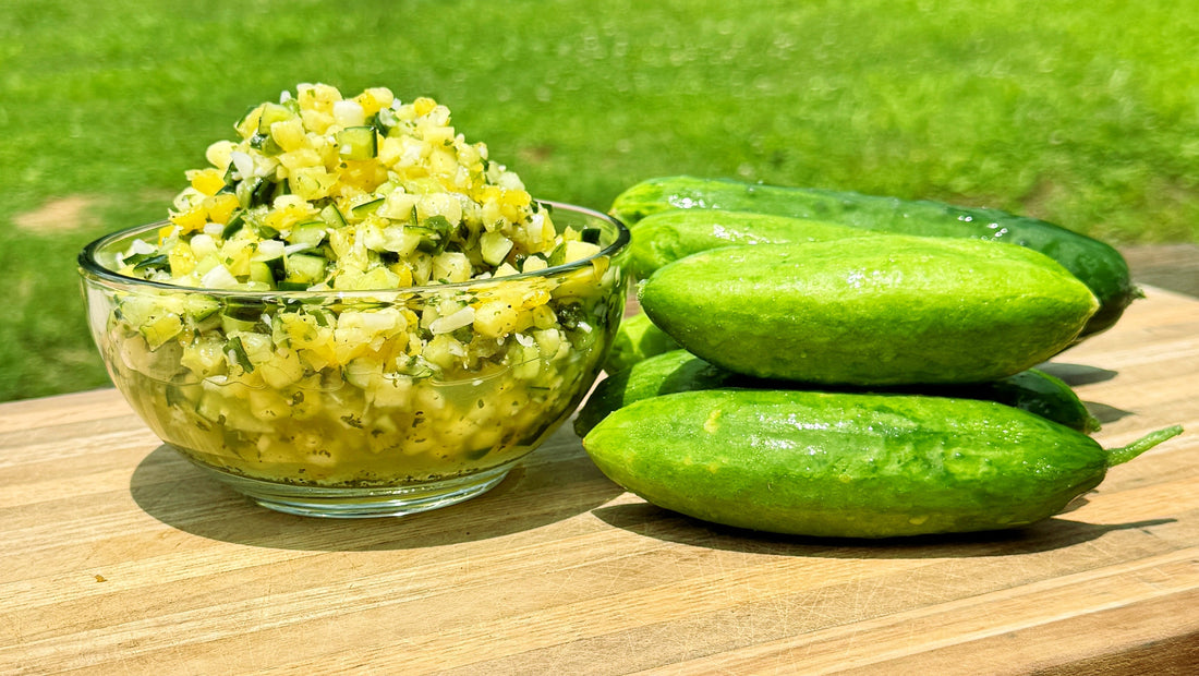 Pineapple Jalapeño Cucumber Salsa Recipe | Fresh Garden-to-Table Salsa