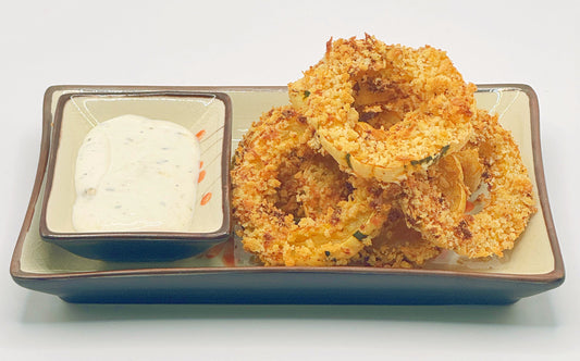 Crispy Delicata Squash Rings | Easy Baked Delicata Recipe