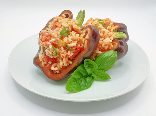 Easy Vegetarian Stuffed Peppers | Garden-to-Table Recipe