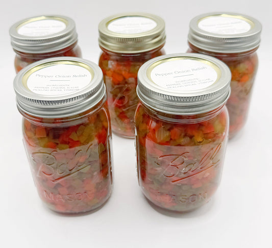 Sweet Onion & Pepper Relish | Easy Water Bath Canning Recipe