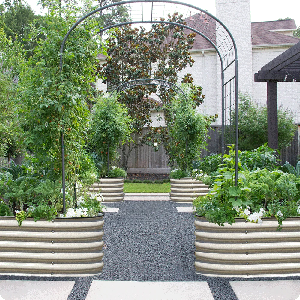 17" Tall, 12-in-1  Raised Garden Bed in Ivory