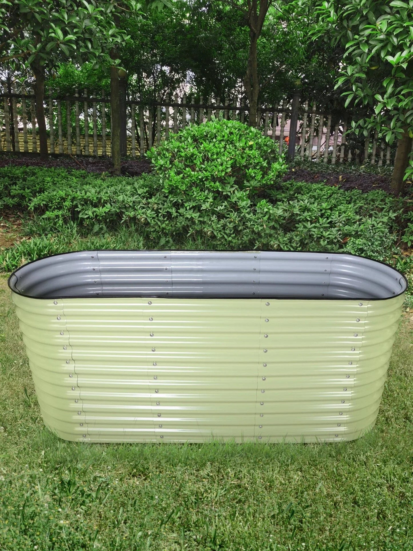 32" Tall, 12-in-1 Raised Garden Bed,  in Sage Green