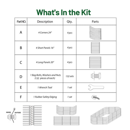 Big Bertha: 32 inch Garden Box Kit on Sale $239 Promo Code: BIGBERTHA Easy on your Back! 👩‍🌾