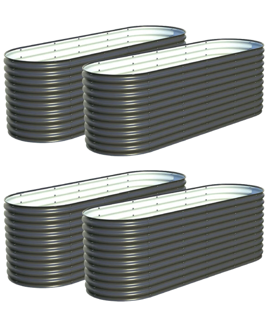 Bundle of 4 |  32" Tall, 12-in-1 Olle Gardens Raised Beds