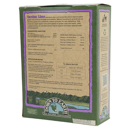 Garden Lime Prilled (5 lb box)
