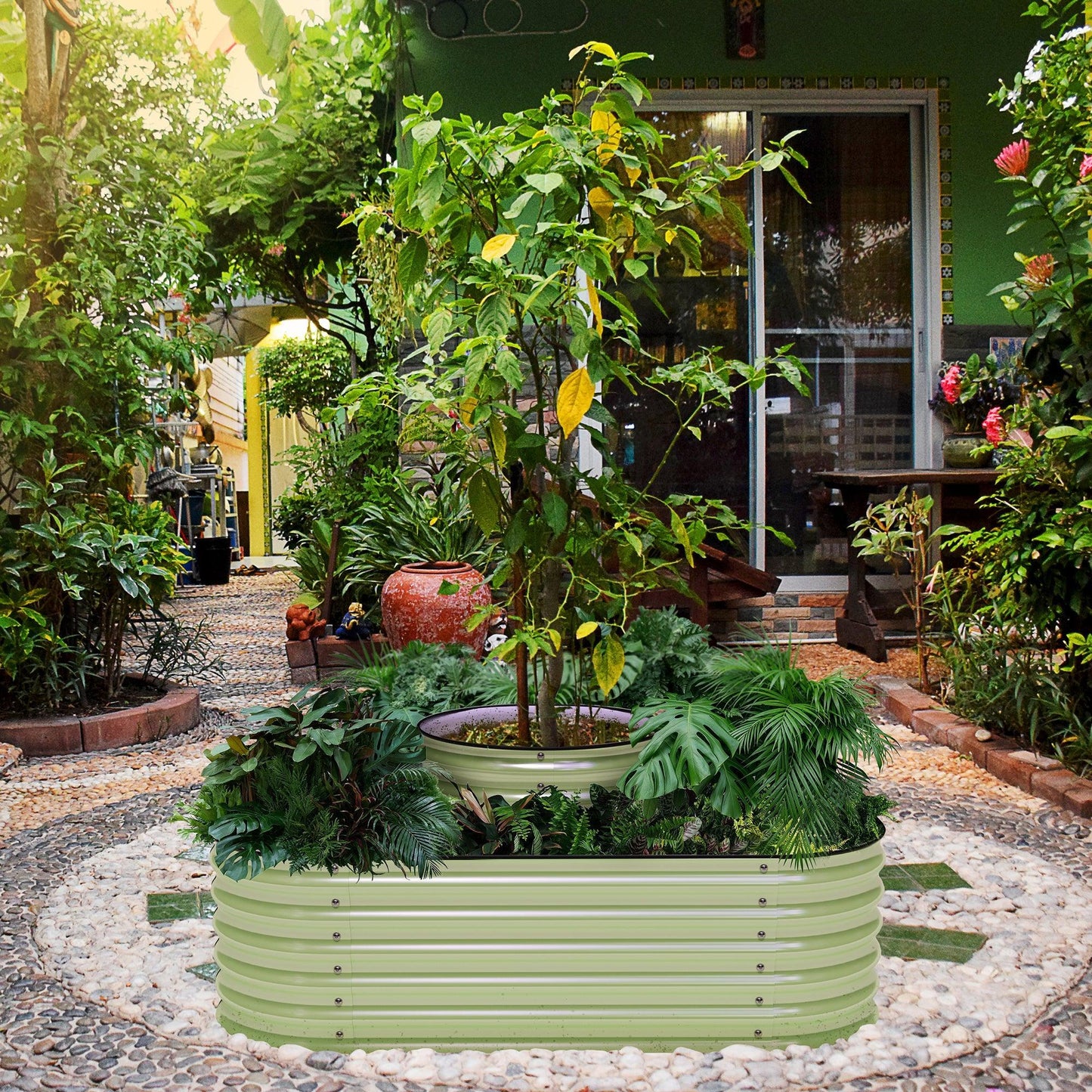 Olle 4-Style Modular Galvanized Raised Garden Beds [Build 1 of 4 Configurations]