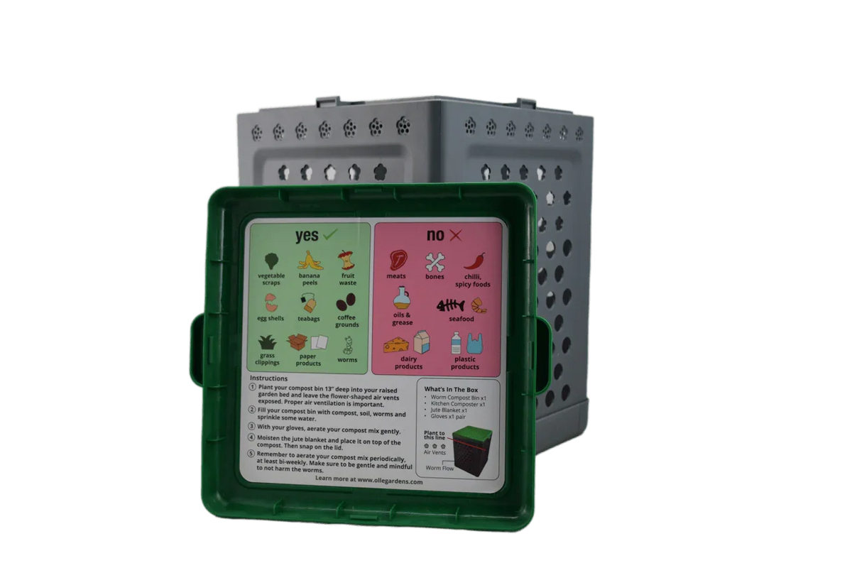 OLLE Garden In-ground Worm Compost Bin