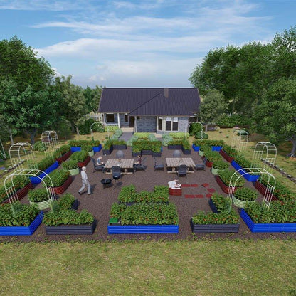 🎉 Olle Gardens 17" Tall "U" Shape Infinity Raised Garden Bed