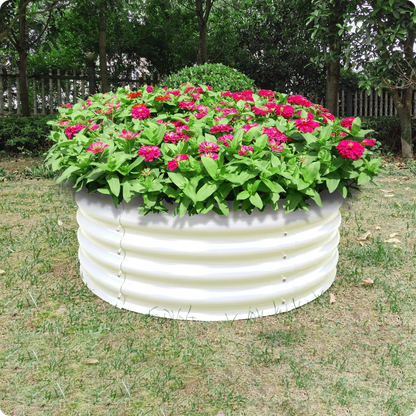 Olle Gardens 17" Tall x 42" Round Raised Garden Bed