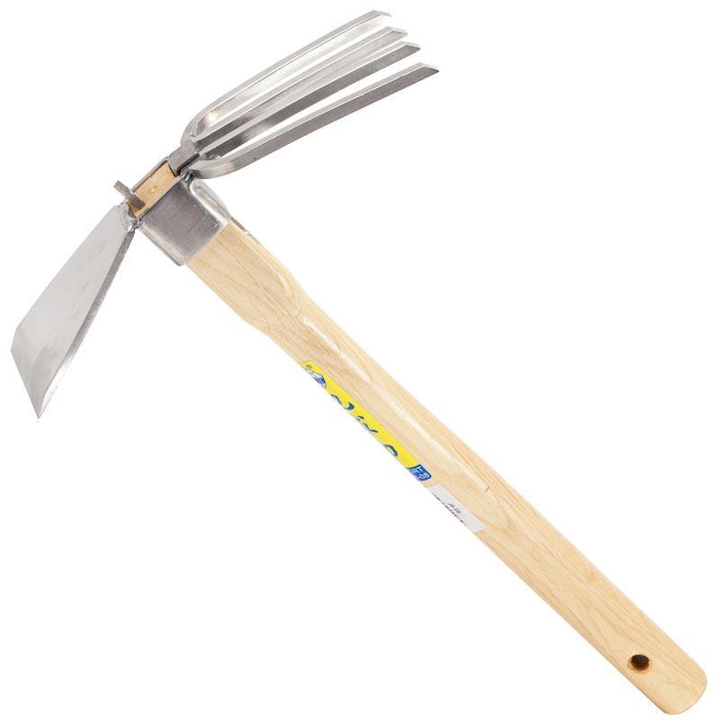 Zenport Stainless Steel Hoe & Fork Combo - Thumbnail 2